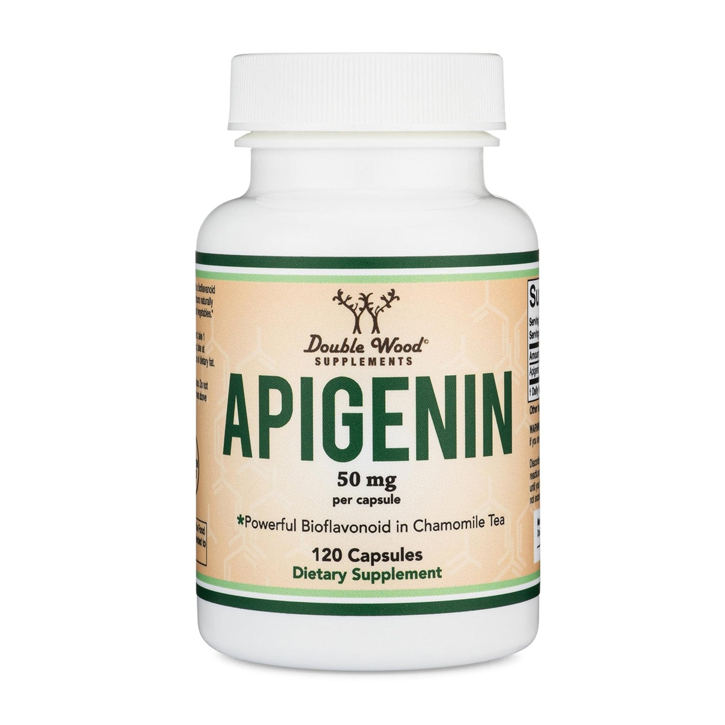 Apigenin Supplement - 50mg per Capsule, 120 Count (Powerful Bioflavonoid Found in Chamomile Tea for Relaxation, Sleep, and Mood) Senolytic - PrimeBioHealth - canada supplements