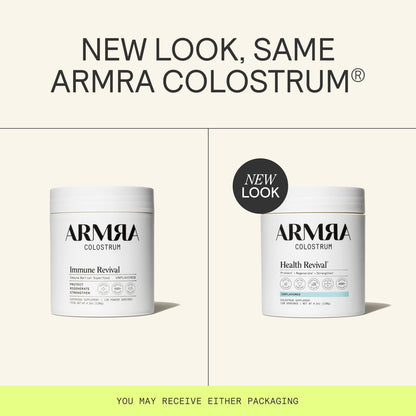 ARMRA Colostrum Powder | Unflavored | Gut Health & Bloating | Skin & Hair | Immunity | Keto, Gluten & Fat-Free | 120 Servings - PrimeBioHealth - canada supplements