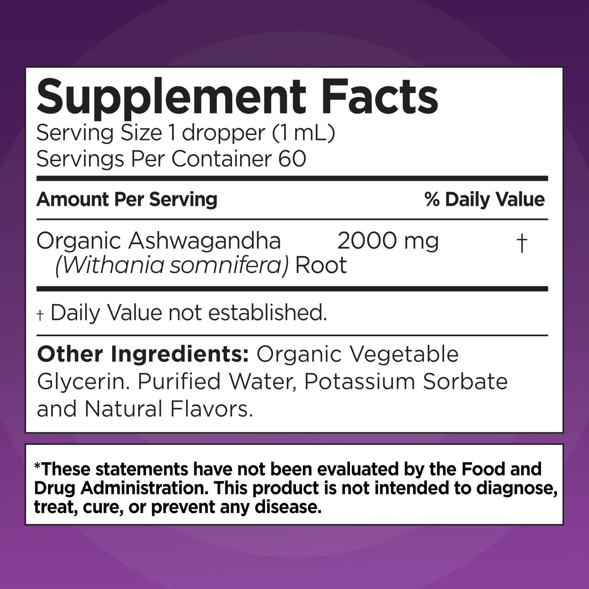 Ashwagandha KSM 66 Drops, 2000mg Natural Berry Flavor - Ashwagandha Supplements for Women, Ksm-66 Ashwaganda Extract for Immune Support, Performance, Heart Health - 60 Servings - PrimeBioHealth - canada supplements