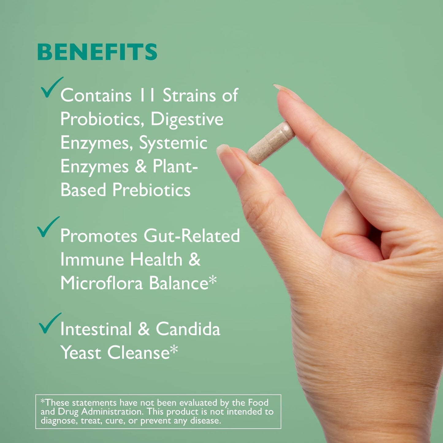 AST Enzymes Floracor - Supports Gut & Intestinal Health - Premium Probiotic, Prebiotic and Enzyme Formula - 60 Vegetarian Capsules - PrimeBioHealth - canada supplements