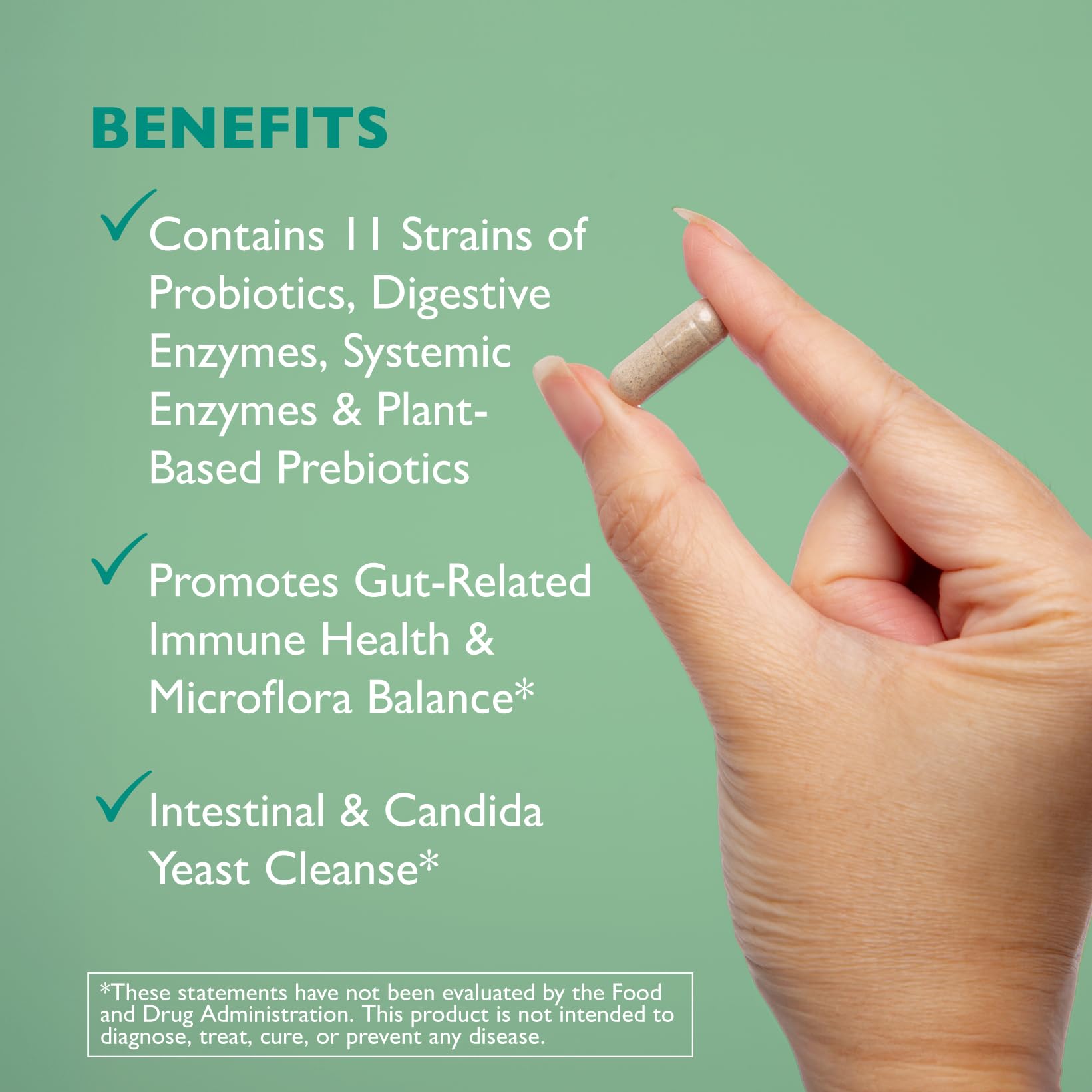AST Enzymes Floracor - Supports Gut & Intestinal Health - Premium Probiotic, Prebiotic and Enzyme Formula - 60 Vegetarian Capsules - PrimeBioHealth - canada supplements