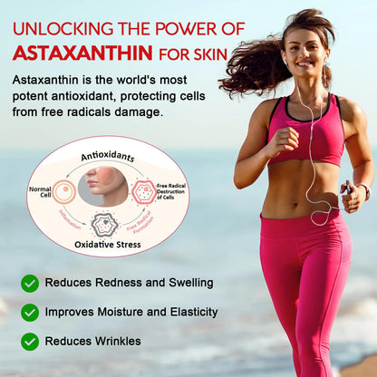 Astaxanthin Supplements 24mg, 5 Month Supply - Coconut MCT Oil, Fresh Microalgae Source w/Grape Seed Oil, Ashwagandha - Antioxidants for Healthy Skin, Eyes, Aging - Non-GMO & Gluten Free, 150 Softgels - PrimeBioHealth - canada supplements
