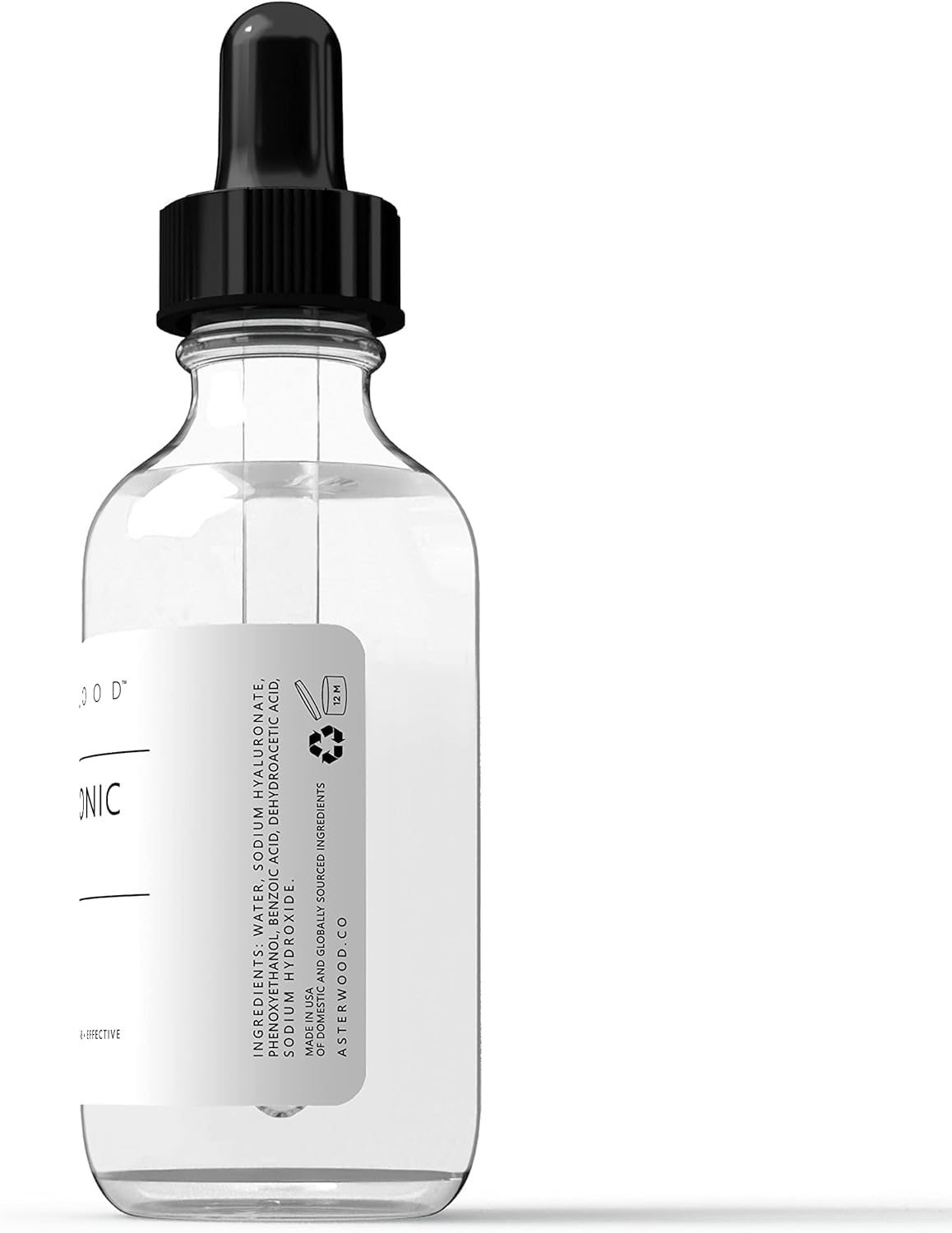 Asterwood Hyaluronic Acid Serum for Face - Plumping, Anti-Aging, Hydrating - Fragrance-Free - 1 Fl Oz - PrimeBioHealth - canada supplements