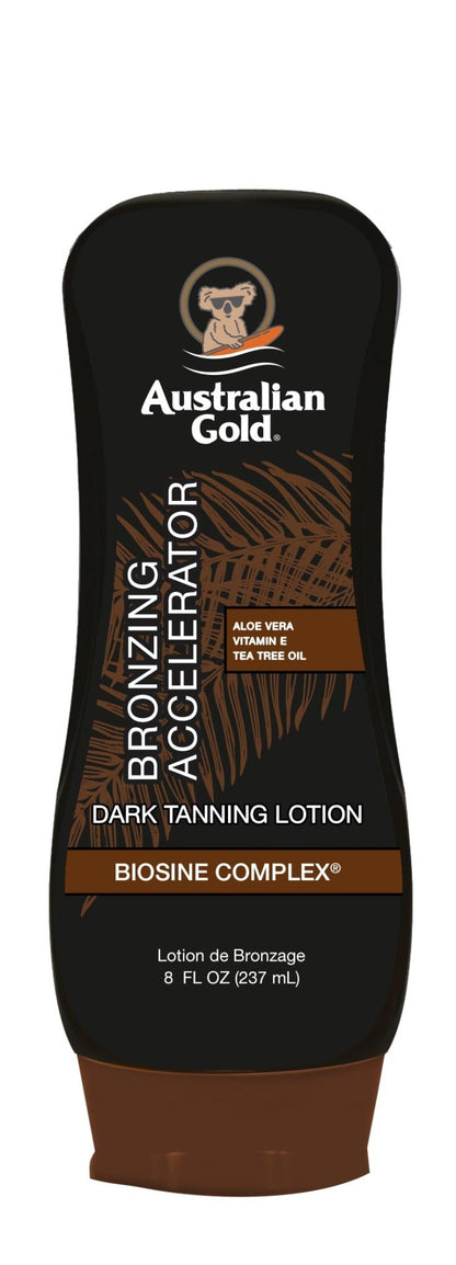 Australian Gold Dark Tanning Accelerator Lotion With Bronzer, 8 Ounce, New Package Same Formula, B003GX5SSC - PrimeBioHealth - canada supplements