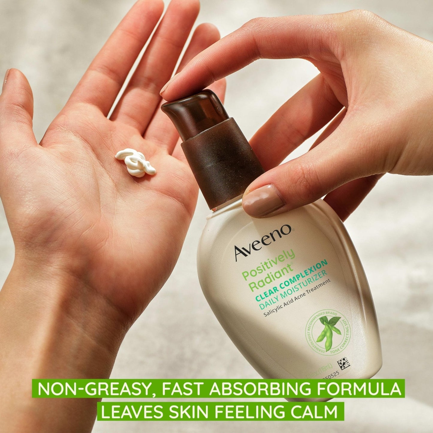 Aveeno Positively Radiant Clear Complexion Face Moisturizer, Acne Facial Moisturizer with Soy and Salicylic Acid for Oily Skin, Hypoallergenic Formula - PrimeBioHealth - canada supplements