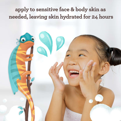 Aveeno Sensitive Skin Face & Body Gel Cream for Kids with Prebiotic Oat, Clinically Proven 24 Hour Hydration for Soft Skin - PrimeBioHealth - canada supplements