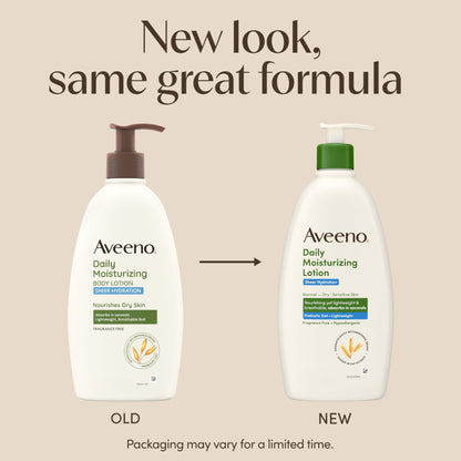 Aveeno Sheer Hydration Fragrance-Free Daily Moisturizing Lotion with Prebiotic Oat for Dry Skin, Lightweight - PrimeBioHealth - canada supplements