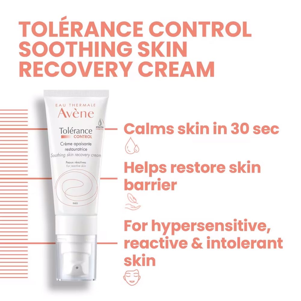 Avène Tolerance Control Soothing Skin Recovery Cream, for Hypersensitive Dry Skin, Restores Skin Barrier, Calms sensations of skin discomfort - PrimeBioHealth - canada supplements