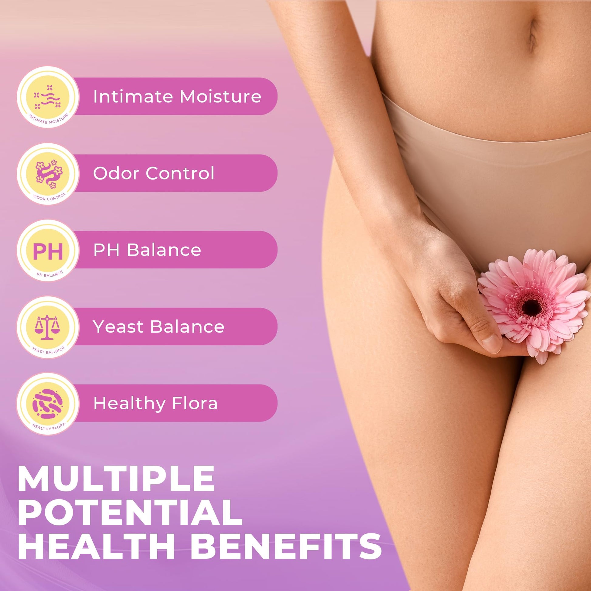 BAKAKOUL Feminine Probiotics Gummies for Women, Vaginal Probiotics with Slippery Elm,Prebiotics & Probiotics Supports pH Balance,Immune Health, Vegan - PrimeBioHealth - canada supplements