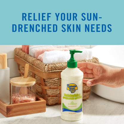 Banana Boat Moisturizing After Sun Lotion with Aloe and Vitamin E, 16Fl Oz, After Sun Care, Banana Boat After Sun Lotion, Sunburn Relief, 16Fl Oz - PrimeBioHealth - canada supplements