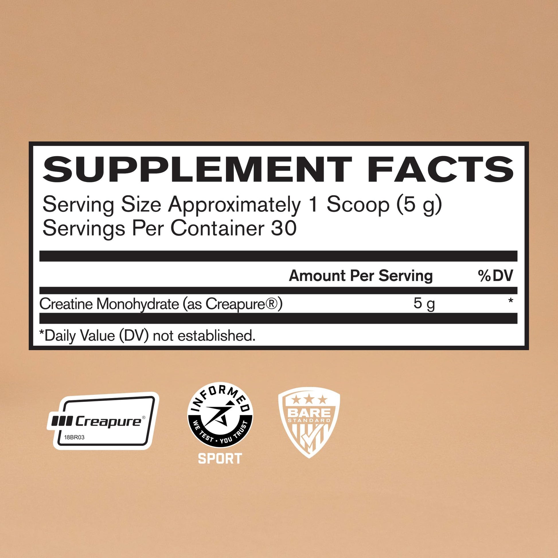 BARE PERFORMANCE NUTRITION, BPN Pure Creatine Monohydrate Powder by Creapure, 5g of Creatine per Serving, Supports Muscle Growth - PrimeBioHealth - canada supplements