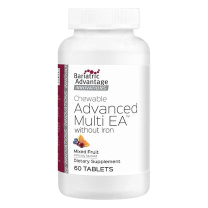 Bariatric Advantage Chewable Advanced Multi EA Without Iron - High Potency Daily Multivitamin - for Bariatric Surgery Patients Including - PrimeBioHealth - canada supplements