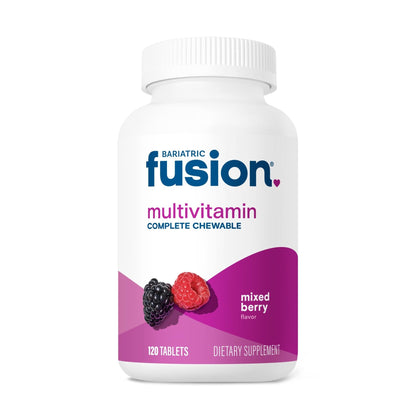 Bariatric Fusion Bariatric Multivitamin with Iron Complete Chewable | Mixed Berry | Post Bariatric Vitamins for Gastric Bypass - PrimeBioHealth - canada supplements