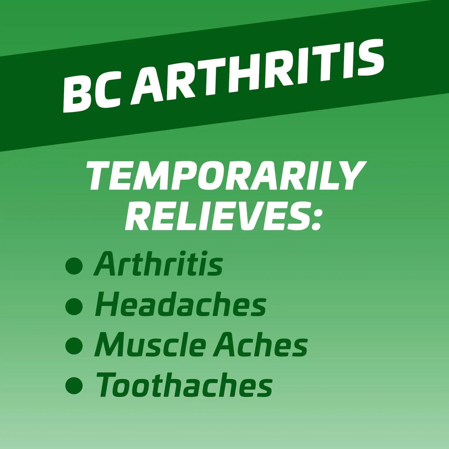 BC Pain Relief Powder, Arthritis Pain, 50 ct (Pack of 1) - PrimeBioHealth - canada supplements