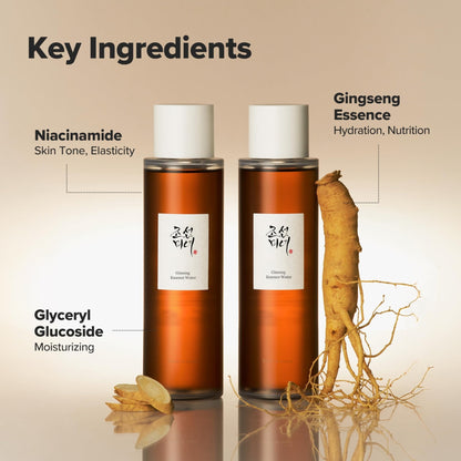 Beauty of Joseon Ginseng Essence Water Hydrating Face Toner for Dry, Dull Skin. Korean Moisturizing Skin Care - PrimeBioHealth - canada supplements
