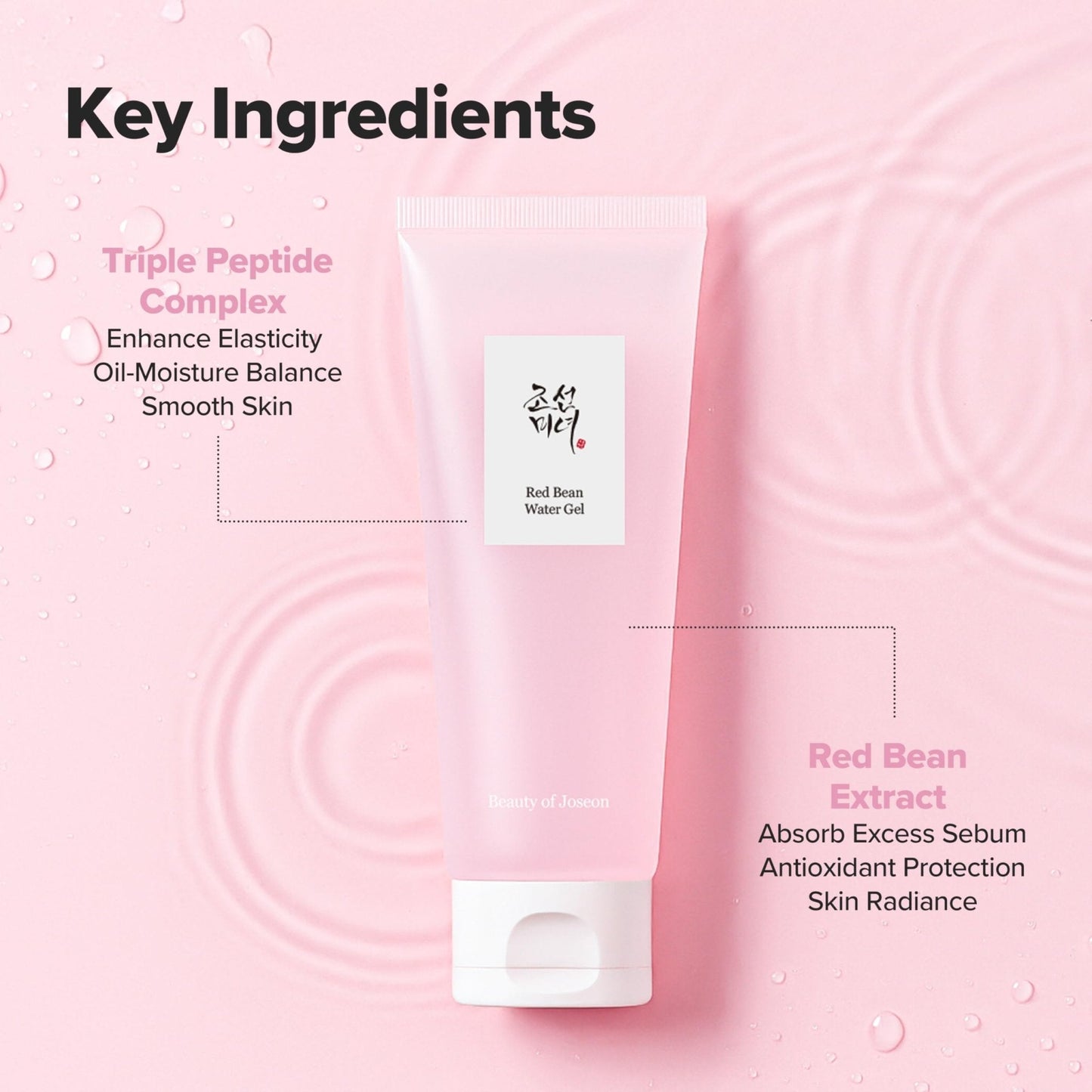 Beauty of Joseon Red Bean Water Gel Hydrating Peptide Hydro Boost Moisturizer for Acne Prone Dry Skin, Korean Skin Care - PrimeBioHealth - canada supplements