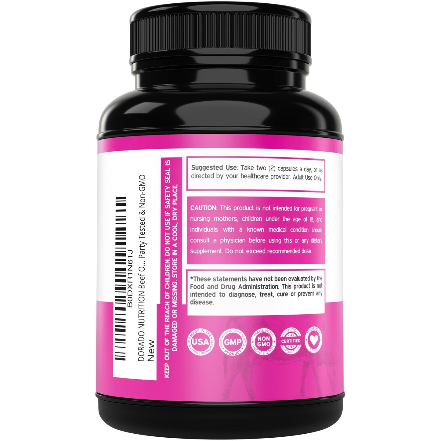 Beef Organ Supplement for Women - Grass Fed Beef Liver, Heart, Kidney & Uterus 1000mg - PrimeBioHealth - canada supplements