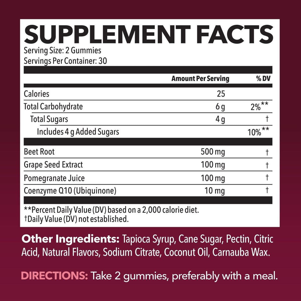 Beet Root Gummies with COQ10 & Pomegranate - Nitric Oxide Supplement for Men and Women - Beetroot for Endurance, Performance, Recovery - Vegan, Non-GMO, Gluten Free - PrimeBioHealth - canada supplements