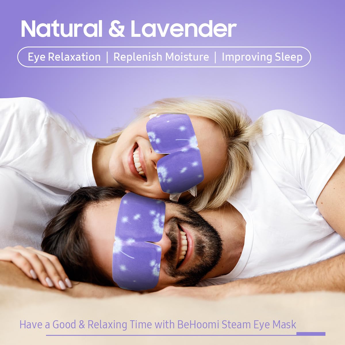 BeHoomi Steam Eye Mask, 10 Packs Heated Eye Mask, Self Heating Disposable SPA Warm Compress for Eyes Sleep Mask, Travel Essentials - PrimeBioHealth - canada supplements