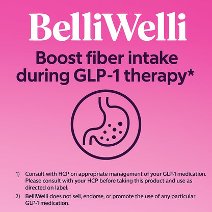 BelliWelli Fiber Supplement for Women & Men Premium Daily Fiber Powder from Organic Acacia with Added Collagen Electrolytes & Probiotics No Bloat Constipation - PrimeBioHealth - canada supplements