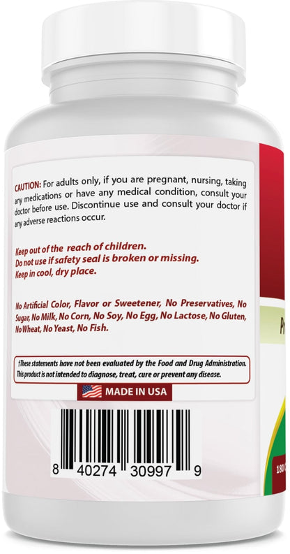 Best Naturals Lithium Orotate 5 mg 180 Capsules - Non GMO - Gluten Free - PrimeBioHealth - canada supplements