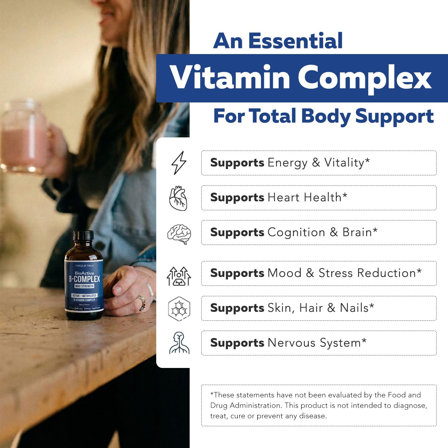 BioActive Vitamin B Complex - Blood Stream Ready, Methylated B Complex - Featuring Methylfolate, 3 BioActive Forms of B12, BenfoPure® B1 & Pantesin® B5 - 12 B Vitamins in Clinical Doses - 60 Servings - PrimeBioHealth - canada supplements