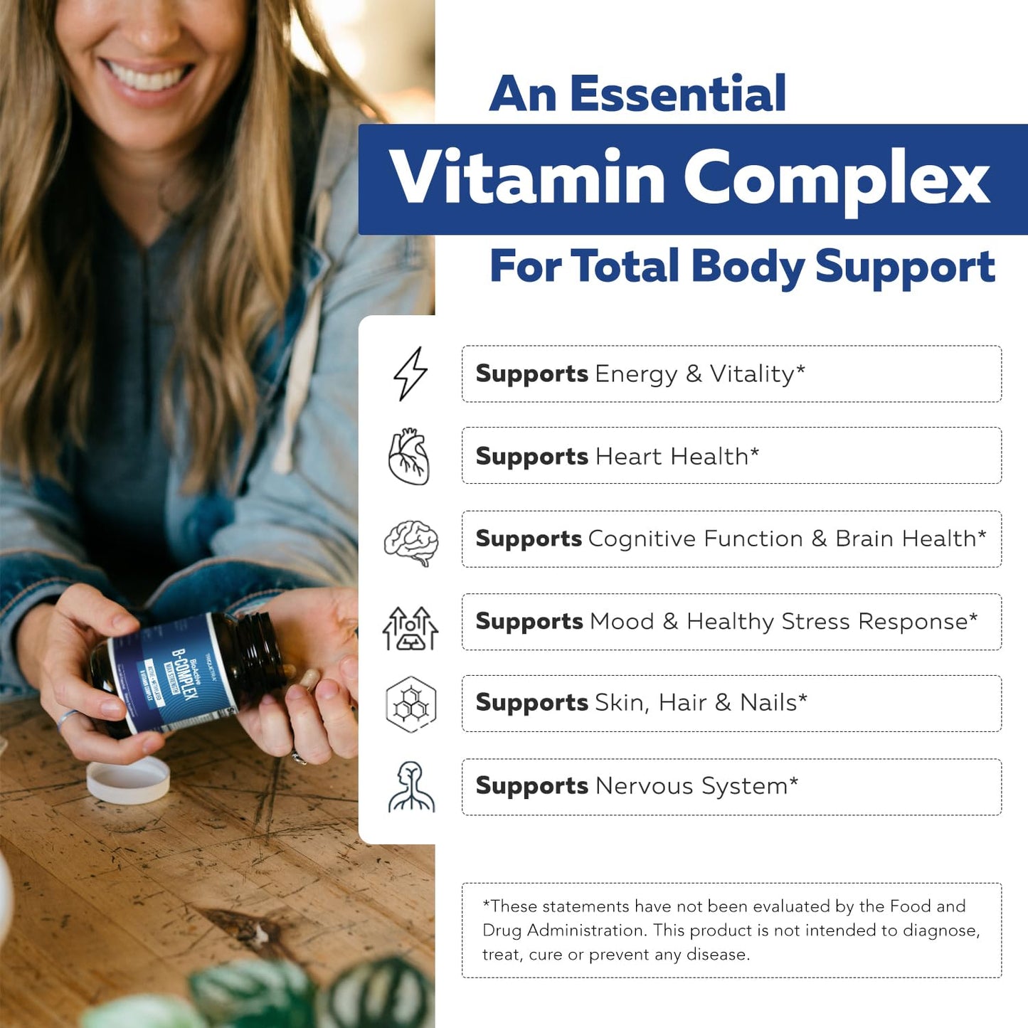 BioActive Vitamin B Complex - Blood Stream Ready, Methylated B Complex - Featuring Methylfolate, 3 BioActive Forms of B12, BenfoPure® B1 & Pantesin® B5 - 12 B Vitamins in Clinical Doses - 60 Servings - PrimeBioHealth - canada supplements