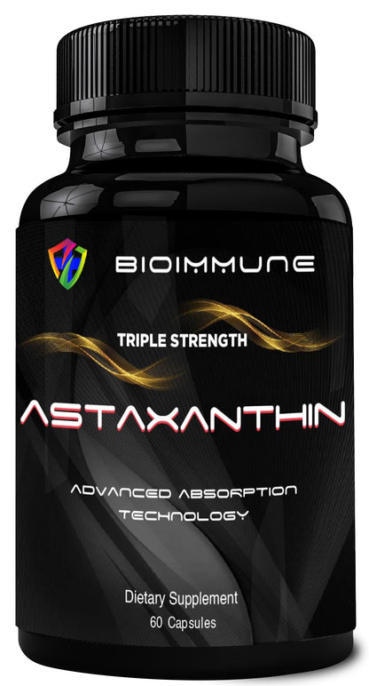 BioImmune 2 Pack Triple Strength AstaQuil™ Astaxanthin 12mg Enhanced Absorption, 120 Softgels w/Organic Coconut Oil. Powerful Antioxidant for Eye, Joint & Heart Health - PrimeBioHealth - canada supplements
