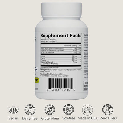 BIOptimizers Sleep Breakthrough Capsules - Natural Support Supplement | Calming Relief Aid for Adults - PrimeBioHealth - canada supplements