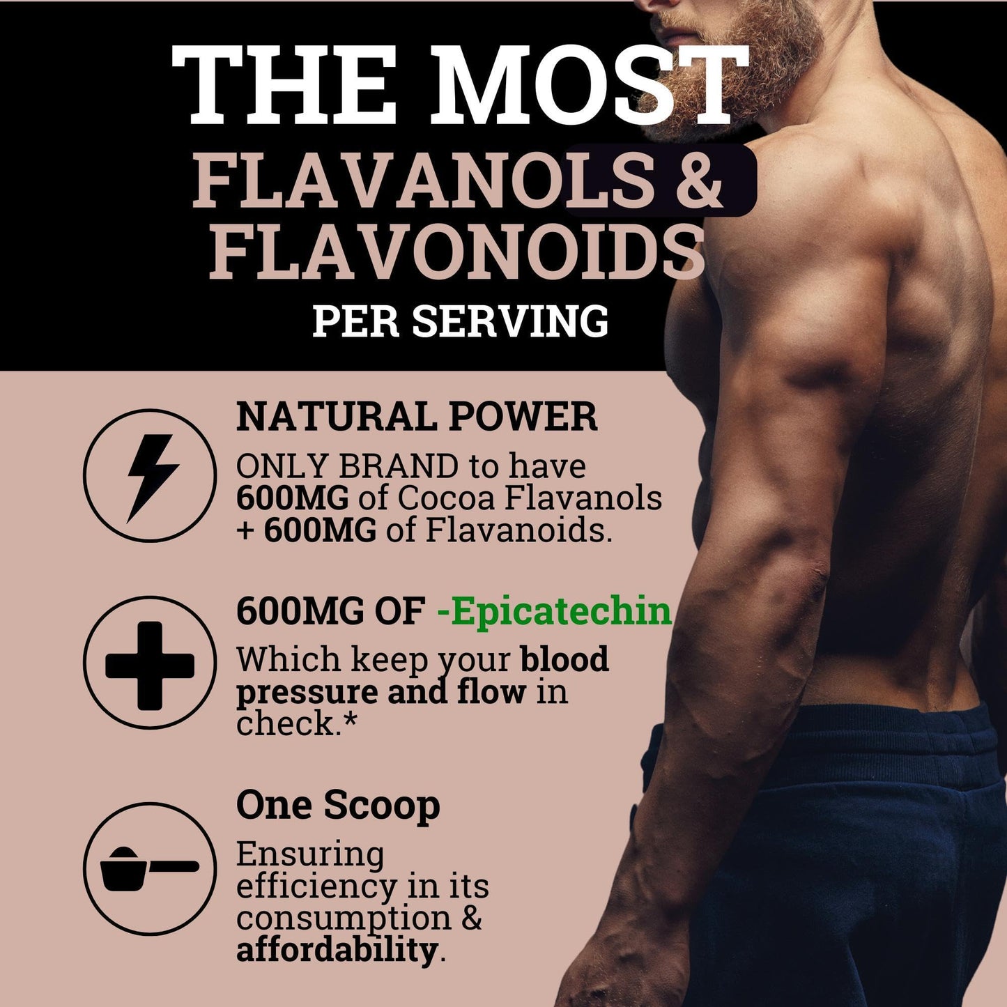 Black Forest High Flavanol Cocoa Powder (1200mg Flavanols & Flavonoids Supplements)10X More Flavanols (Epicatechin) Than Cocoa & 600mg of Epicatechin Supplement - PrimeBioHealth - canada supplements