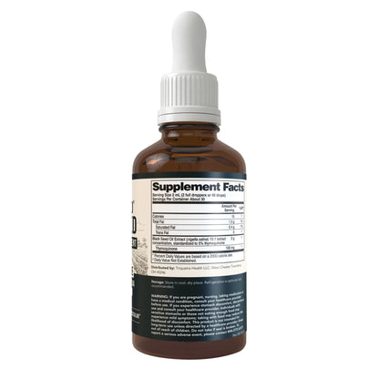 Black Seed Oil Softgels | 5% Thymoquinone - TQ-Advanced® | High Potency - 500 mg per Capsule - 15:1 Concentrate from Nigella Sativa Extract, Raw Form, Vegan Formula, Glass Bottle (60 Softgels) - PrimeBioHealth - canada supplements