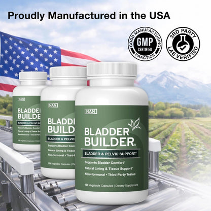 BLADDER BUILDER - Bladder Health Supplement for Bladder Support & Bladder Discomfort – Supports Bladder Lining – 120 Capsules – Made in USA** - PrimeBioHealth - canada supplements
