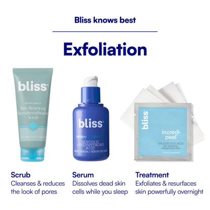 Bliss Micro Magic Skin-renewing Microdermabrasion Scrub | Smoothing Volcanic Pumice & Purifying Kaolin Clay | Refreshed Glow Straight-from-the-Spa - PrimeBioHealth - canada supplements