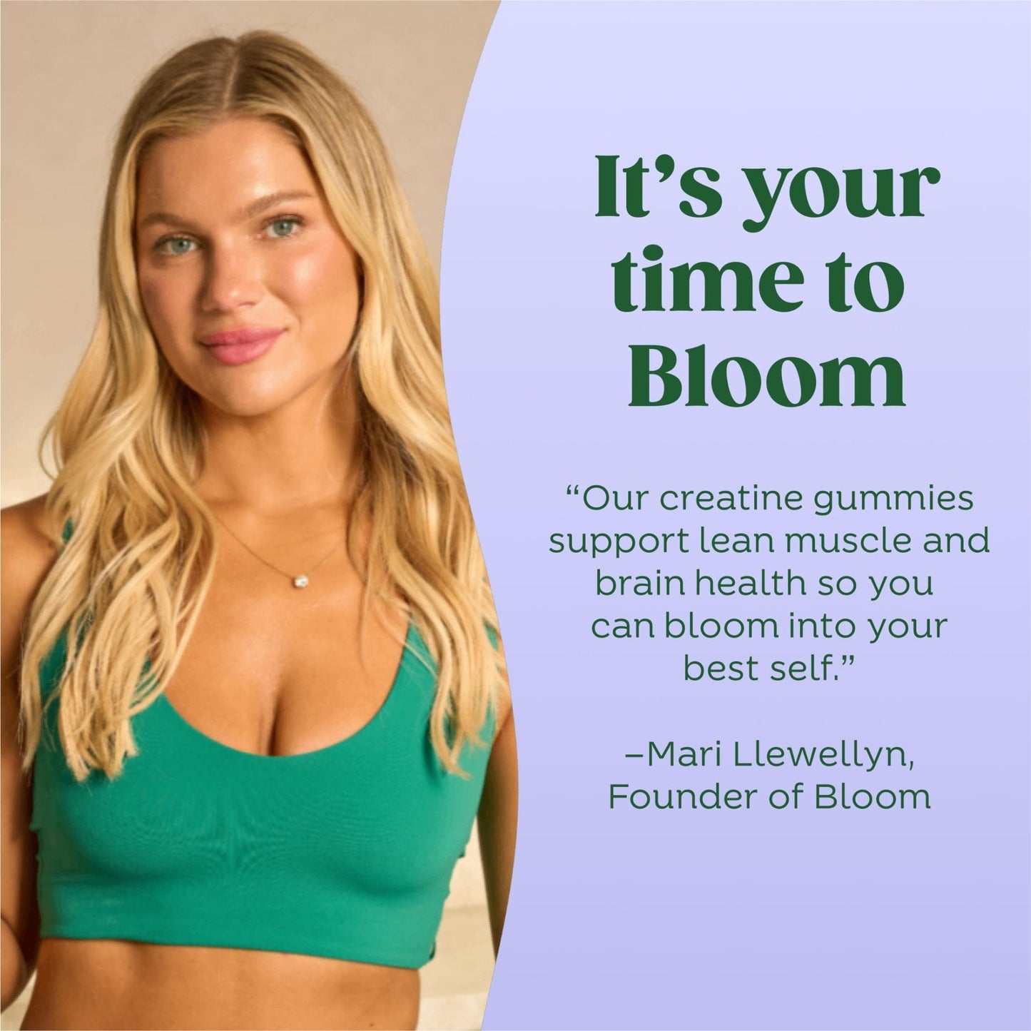 Bloom Creatine Monohydrate Gummies, 5g Per Serving, Sugar Free Creatine Gummy for Workout, Strength, Cognitive Health & Lean Muscle Support - PrimeBioHealth - canada supplements