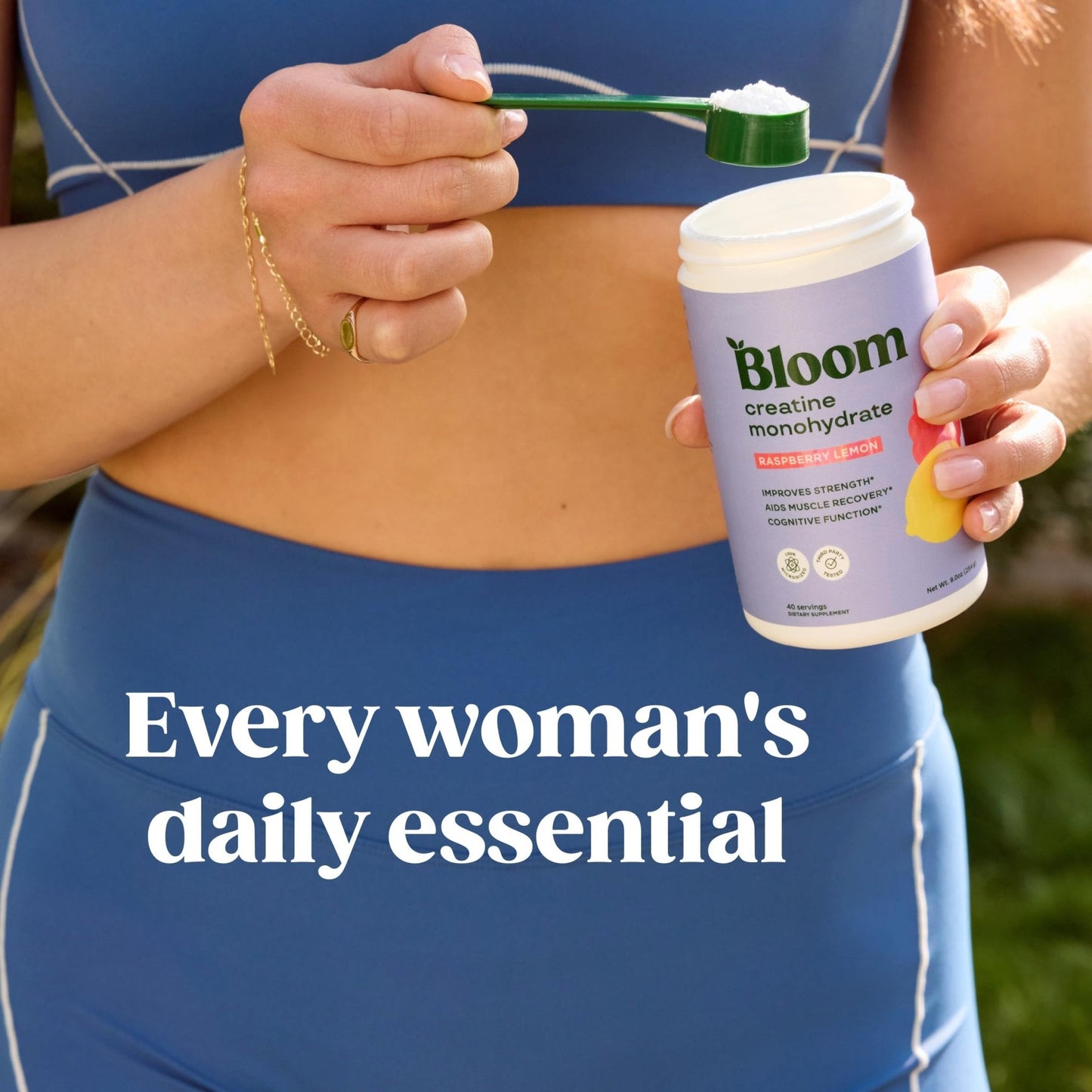 Bloom Nutrition Creatine Monohydrate Powder, 5g Micronized Creatine per Serving, Supports Muscle Recovery, Strength, Endurance, Pre or Post Workout, Gluten Free - PrimeBioHealth - canada supplements