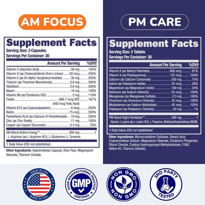 BONE SCIENCE Dr’s Grow UP AM & PM Bone and Growth for Kids and Teens, Day and Night System, Daily Formula with Highly Absorbable Essential Minerals, Vitamin D3 and K2 (MK-7) - PrimeBioHealth - canada supplements