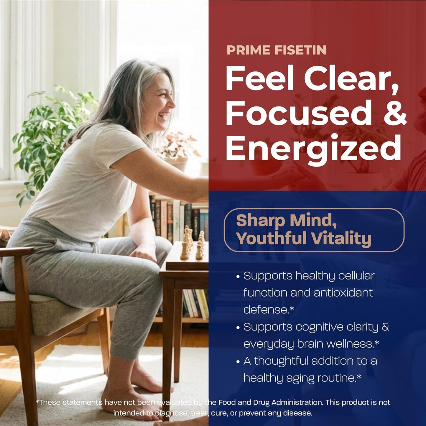 BONE SCIENCE Prime Fisetin 98% Plant-Based Flavonoid Supplement with Chamomile Extract, Trans-Pterostilbene, Phosphatidylcholine, and BioPerine - PrimeBioHealth - canada supplements