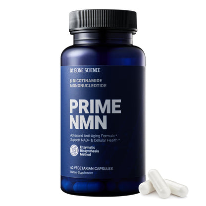 BONE SCIENCE Uthever NMN & Pterostilbene 6-in-1 Complex with Resveratrol, Glutathione & BioPerine - High Purity Stabilized NAD+ Precursor for Healthy Aging & Cellular Energy - 72 Vegetarian Capsules - PrimeBioHealth - canada supplements