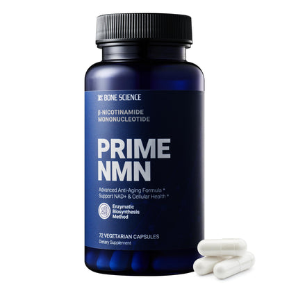 BONE SCIENCE Uthever NMN & Pterostilbene 6-in-1 Complex with Resveratrol, Glutathione & BioPerine - High Purity Stabilized NAD+ Precursor for Healthy Aging & Cellular Energy - 72 Vegetarian Capsules - PrimeBioHealth - canada supplements
