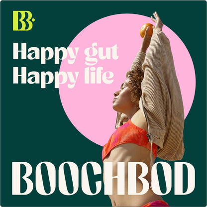 BoochBod - Probiotic Kombucha Gummy - Prebiotics, Probiotics, Postbiotics, Fiber Supplement, Slippery Elm, Dandelion Root - PrimeBioHealth - canada supplements