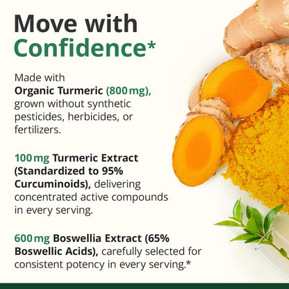 Boswellia Serrata Turmeric Supplement for Joint Support & Inflammation Balance – Turmeric Boswellia Supplement with Ginger & Black Pepper Extract - PrimeBioHealth - canada supplements