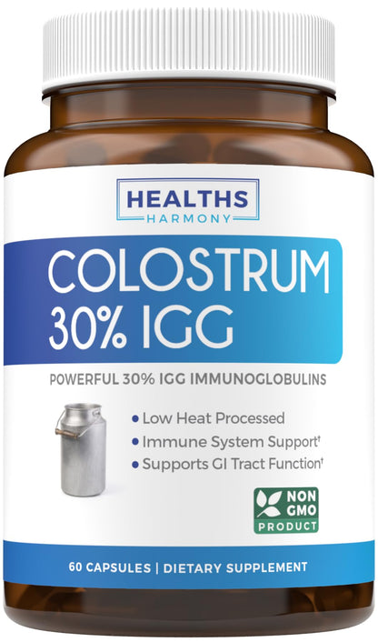 Bovine Colostrum for Women - Colostrum Supplement with 1,000mg per Serving and 30% IgG Immunoglobulins from First Milking - Low Heat Processed for Maximum Potency Non-GMO & Made in the US (2 Month) - PrimeBioHealth - canada supplements
