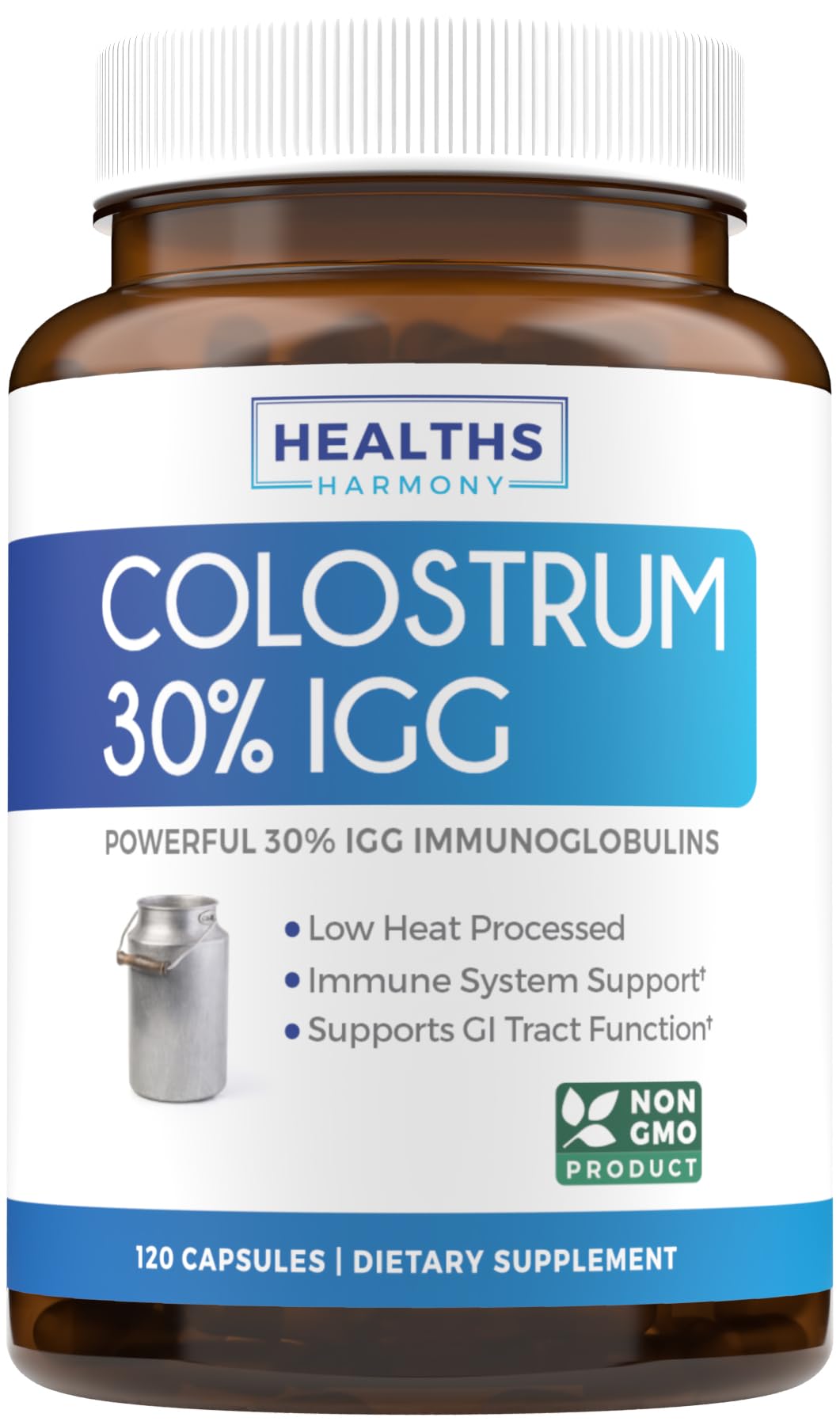 Bovine Colostrum for Women - Colostrum Supplement with 1,000mg per Serving and 30% IgG Immunoglobulins from First Milking - Low Heat Processed for Maximum Potency Non-GMO & Made in the US (2 Month) - PrimeBioHealth - canada supplements