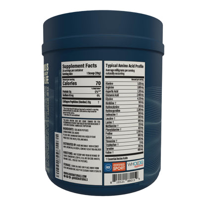 BUBS Naturals Collagen Peptides Powder, Collagen for Women & Men, Hydrolyzed Peptides, Unflavored Pasture Raised Grass Fed, Paleo Keto Friendly - PrimeBioHealth - canada supplements