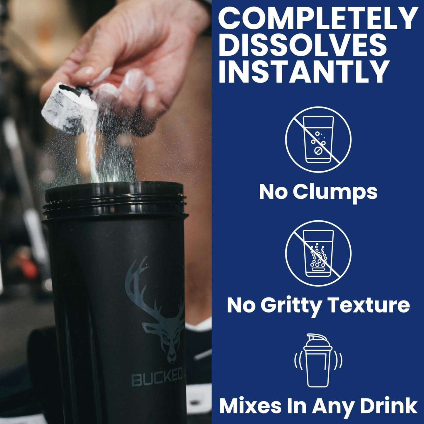 Bucked Up Pure Micronized Creatine Monohydrate for Women and Men - Easy to Mix and Unflavored - 5G Per Serving - PrimeBioHealth - canada supplements