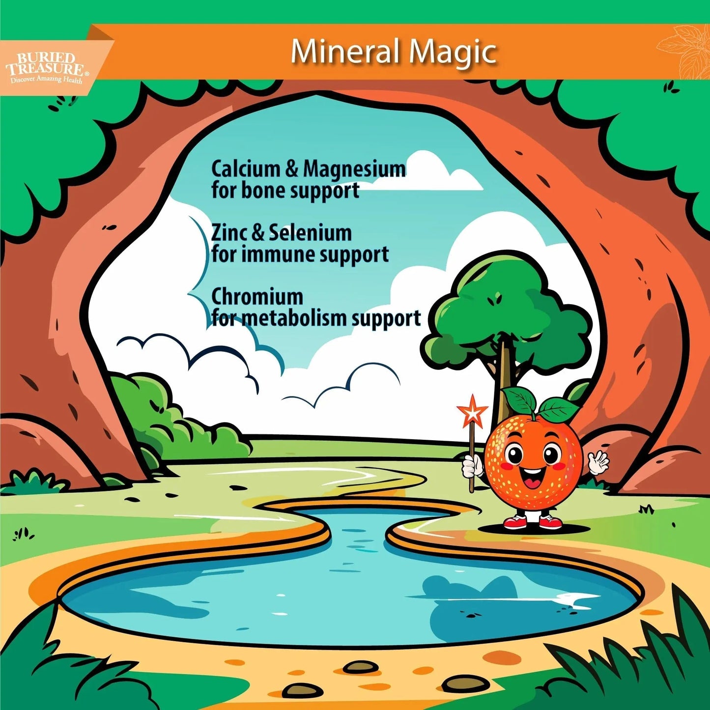 Buried Treasure Children's Daily Multi Liquid Multivitamin & Minerals Nutritional Dietary Vegan Supplement for Kids No Artificial Ingredients - PrimeBioHealth - canada supplements