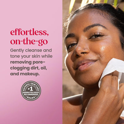 Burt’s Bees Micellar Rose Water Facial Towelettes, 100% Plant Based Cloth; 99% Natural Origin; Remove Makeup, Cleanse, Hydrate; No Oily Residue; All Skin Types; 30 Ct, Pack of 3 (Pack May Vary) - PrimeBioHealth - canada supplements