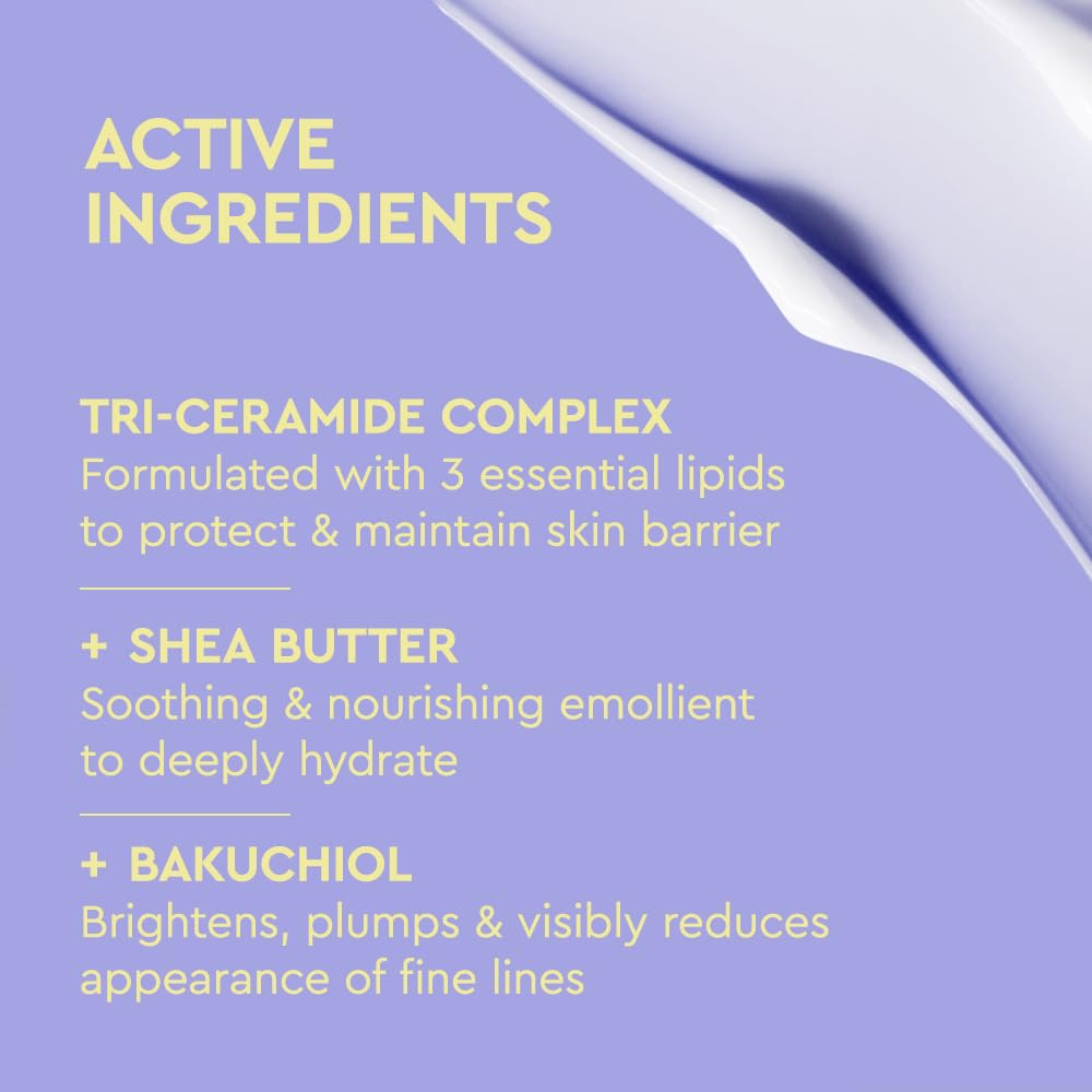 BYOMA Moisturizing Rich Cream - Barrier Repair Cream Face Lotion with Bakuchiol & Shea Extract - Ceramide Face Moisturizer for Dry Skin - PrimeBioHealth - canada supplements