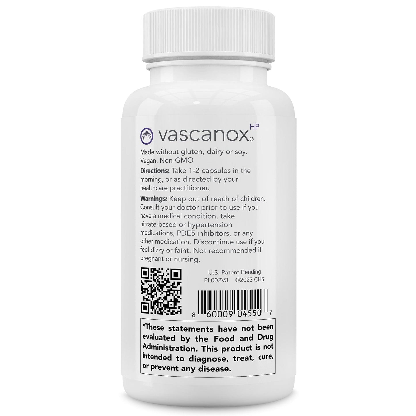 Calroy Health Sciences Vascanox HP - Next Generation Nitric Oxide Support - Up to 24 Hours on Single dose*+ - PrimeBioHealth - canada supplements