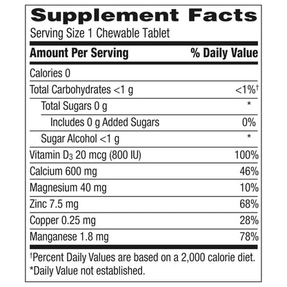 Caltrate Chewables 600 +D3 Plus Minerals Calcium and Vitamin D, Sugar Free, Cherry, Orange and Fruit Punch, 155 count - PrimeBioHealth - canada supplements